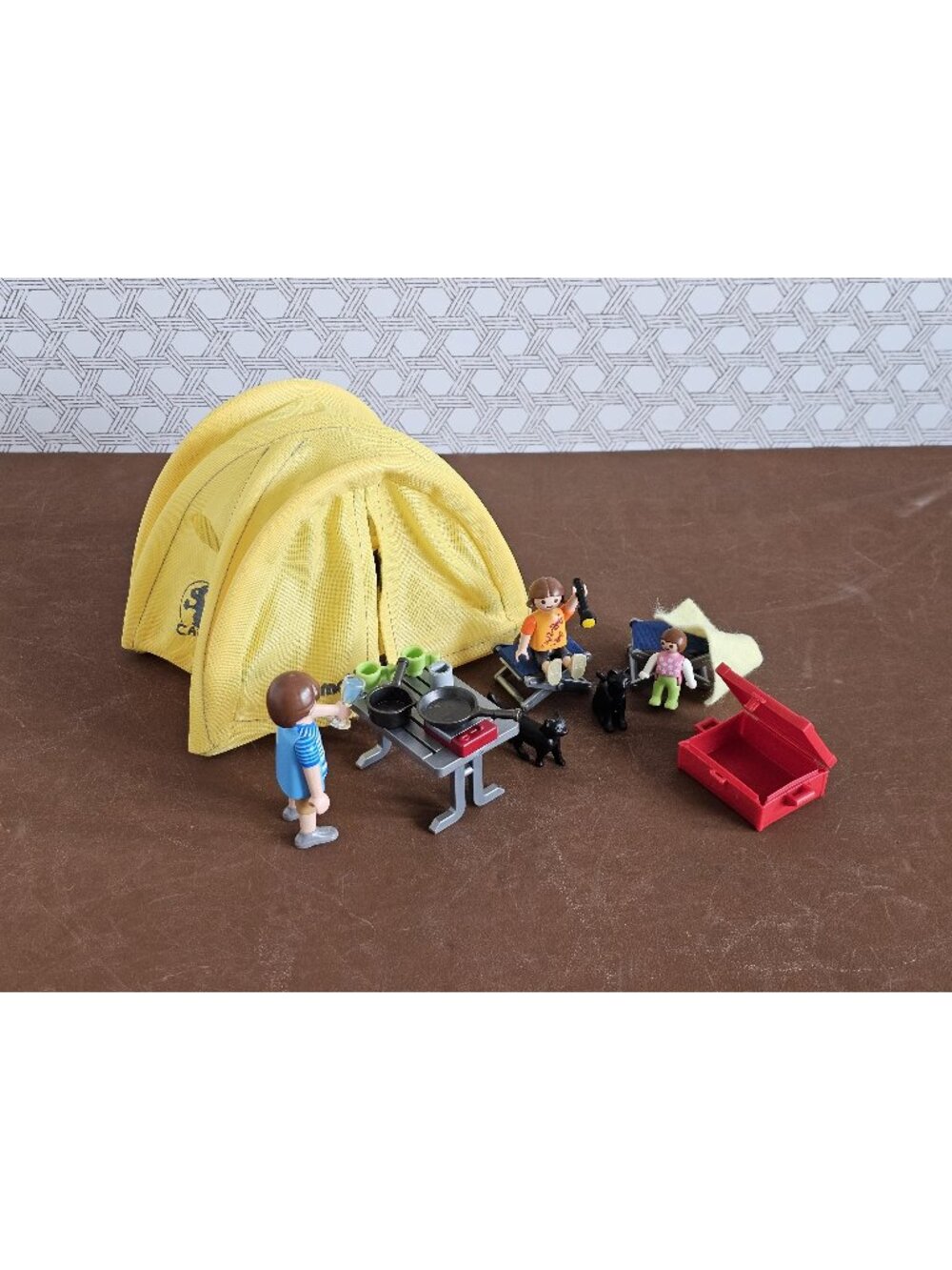 Playmobil Summer Family Camping Adventure Set # 5435 INCOMPLETE